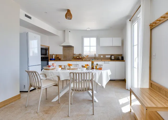 Сasa de vacaciones 700 M De La - Jardin - Maison Pour 6 Barbâtre